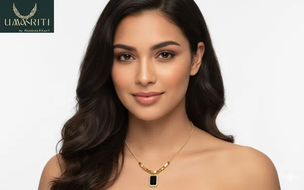 Gold_Geo_Cube_Black_Statement_Necklace_For_Women